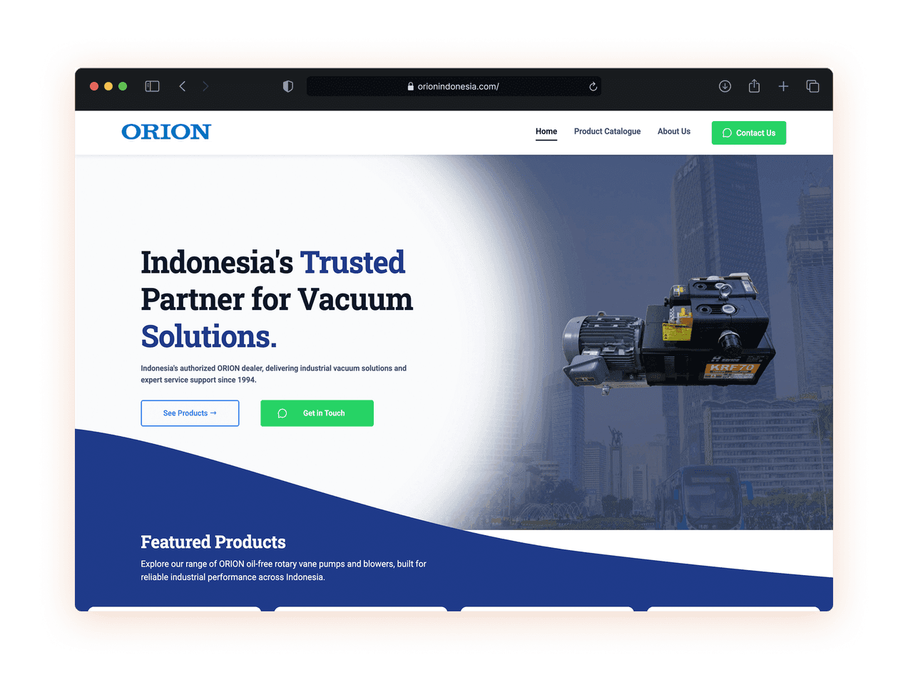 Orion Indonesia showcase